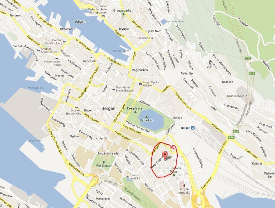 80 Square Metre Flat In The Heart Of Bergen - 2 Big Bedrooms Exterior foto